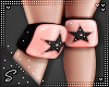 !S Star Knee Pads Peach