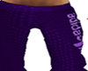 Grape addias pants