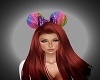 Rainbow Minnie ears