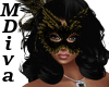 (MDiva) Black Gold Mask
