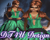 DT4U green Gypsy dress