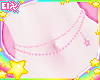 . pink waist chains