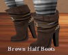 Brown Half Boots