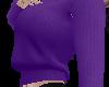 A~ Purple Winter Sweater