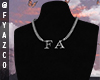 Custom FA Necklace
