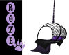 Purp & Blk Hang Chair