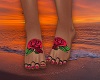 Rose Tattooed feet