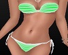 Green Stripped Bikini