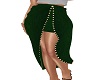 Green Velvet Skirt