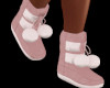 Pale Pink Winter Boots
