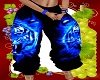 TD DARK BLUE LION BAGGY
