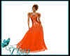 Dk Orange Corset Gown