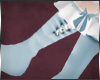 +Blue Ruffled Stockings+