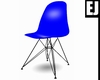 EJ*Retro Shell Chair Blu