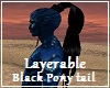 Layerable Black PonyTail