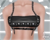 !D Studded Leather Top