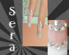 ~Sera~ Rhinestone Nails