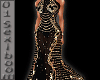 A304(X)gold-black gown