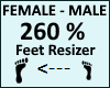 Feet Scaler 260%