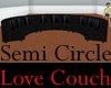 Semi Circle Love Couch