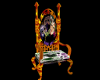 Mardi Gras Royal Chair