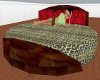Leopard bed with pose