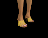 MH1-Gold laced heels