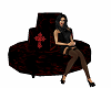 Gothic cross round couch