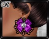 Chic Lace Earrings-Purpl
