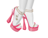 Kawaii Heart Pink Heels