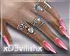 ✘Dollys Pink Nails+Rgs