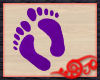 *Jo* Footprints Purple