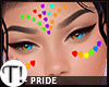 T! Pride Face Tattoo