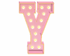 TX Letter Y / Pink