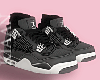K: Retro Grey Sneakers