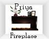 Priya Loft Fireplace