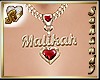 "S" MALIKAH NL W HEARTS