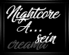 Nightcore /A.... sein