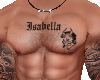 Isabella chest tattoo-M