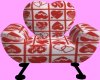 Red&WhiteHeart Chair