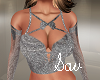 Silver Sparkle top