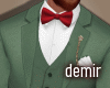 [D] Christmas green suit