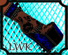 Riveted Lace Heels Blue