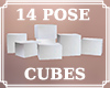 Group Pose Cubes White