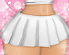 White Pleated Skirt