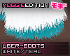 ME|UberBoots|White/Teal