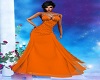 ! Adora Orange Dress