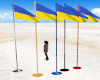 Ukrainian Flag BLK