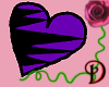 [D] Purple Spiked Heart