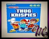 Thug Krispies Cereal box